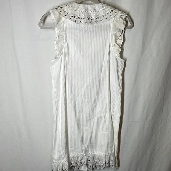Coach ruffle prairie dress with studs size 4 - Picture 7 of 8